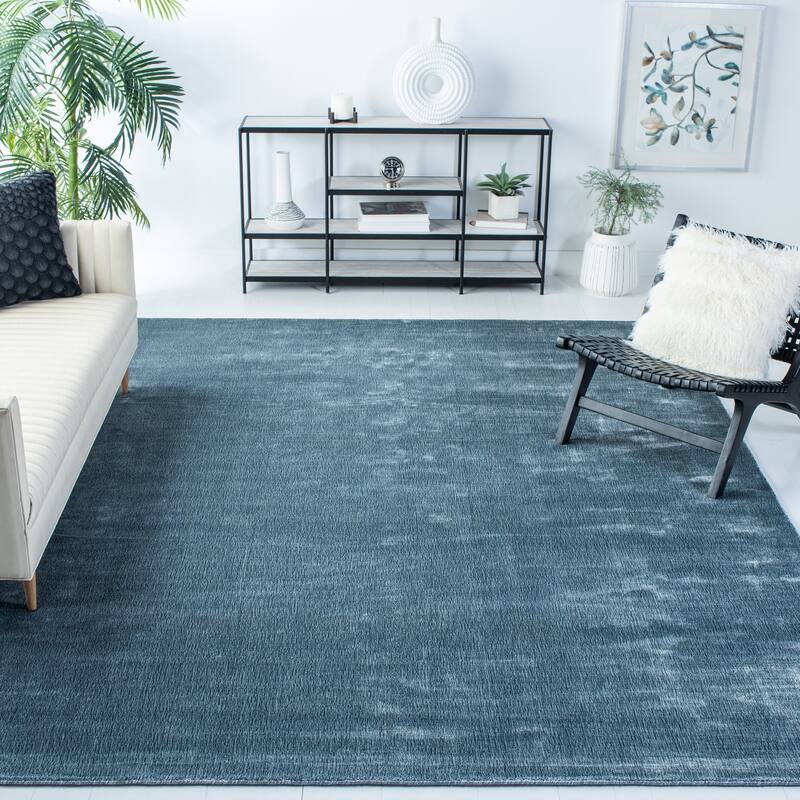 SAFAVIEH Handmade Mirage Lubna Modern Abstract Viscose Rug - 9' x 12' - Rock