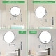 preview thumbnail 6 of 20, 8 inch Double-Sided Framed Wall Mounted Magnifying Bathroom Mirror