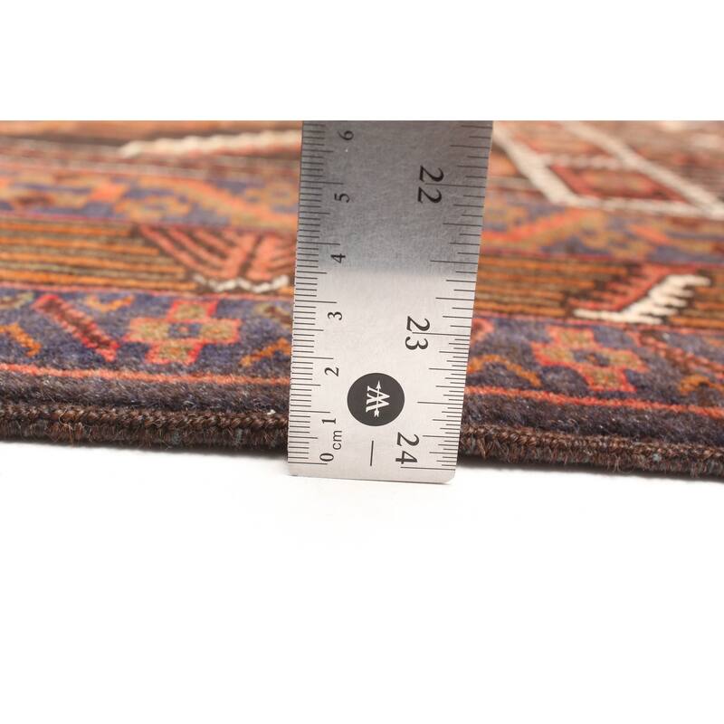 ECARPETGALLERY Hand-knotted Teimani Dark Brown Wool Rug - 3'1 x 5'0