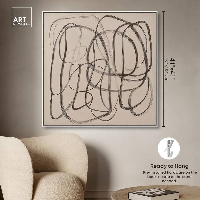 Unbroken Line II Canvas by Art Remedy