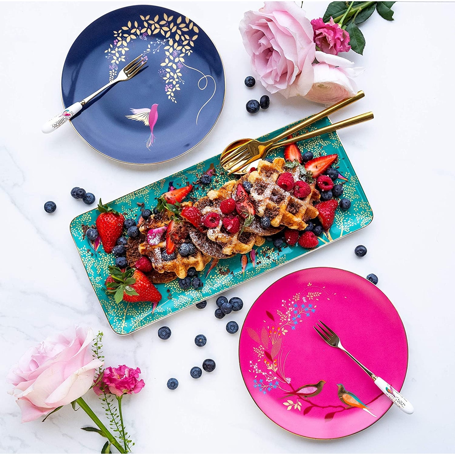 Sara Miller London Chelsea Sandwich Tray - Thumbnail 2