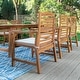 preview thumbnail 30 of 39, MAISON ARTS Outdoor 7/9-Piece Solid Acacia Wood Dining Set, Expandable Dining Table and 6/8 Wood Dining Chairs