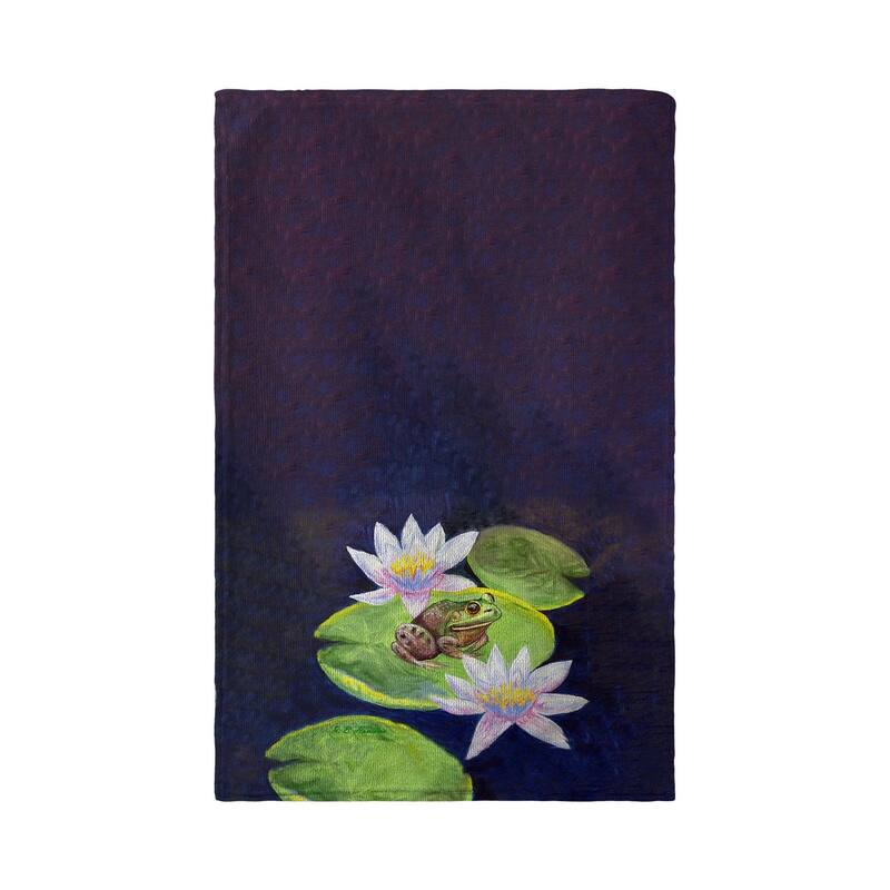 Frog & Lily Kitchen Towel - 16x25