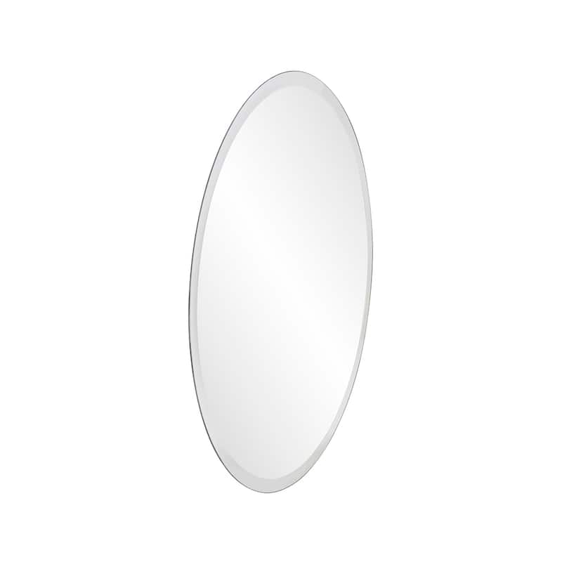 Allan Andrews Frameless Beveled Round Wall Mirror - 12 x 12