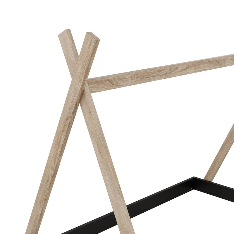 Tent Floor Bed with Triangle Structure