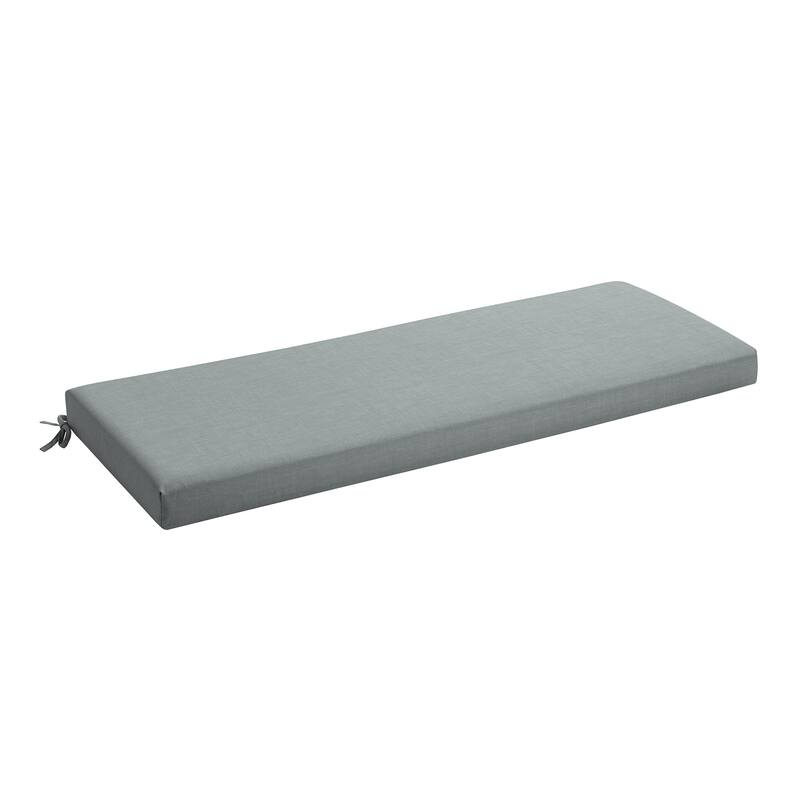 ARDEN Foam Outdoor Bench Cushion, 48 x 18 - Stone Grey Leala