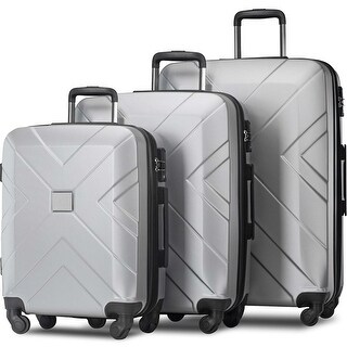 3 piece luggage sets with spinner wheels