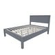 preview thumbnail 8 of 14, Bayten Queen Solid Wood Low Platform Bed