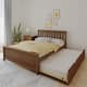 Max and Lily Full Bed with Trundle - Walnut