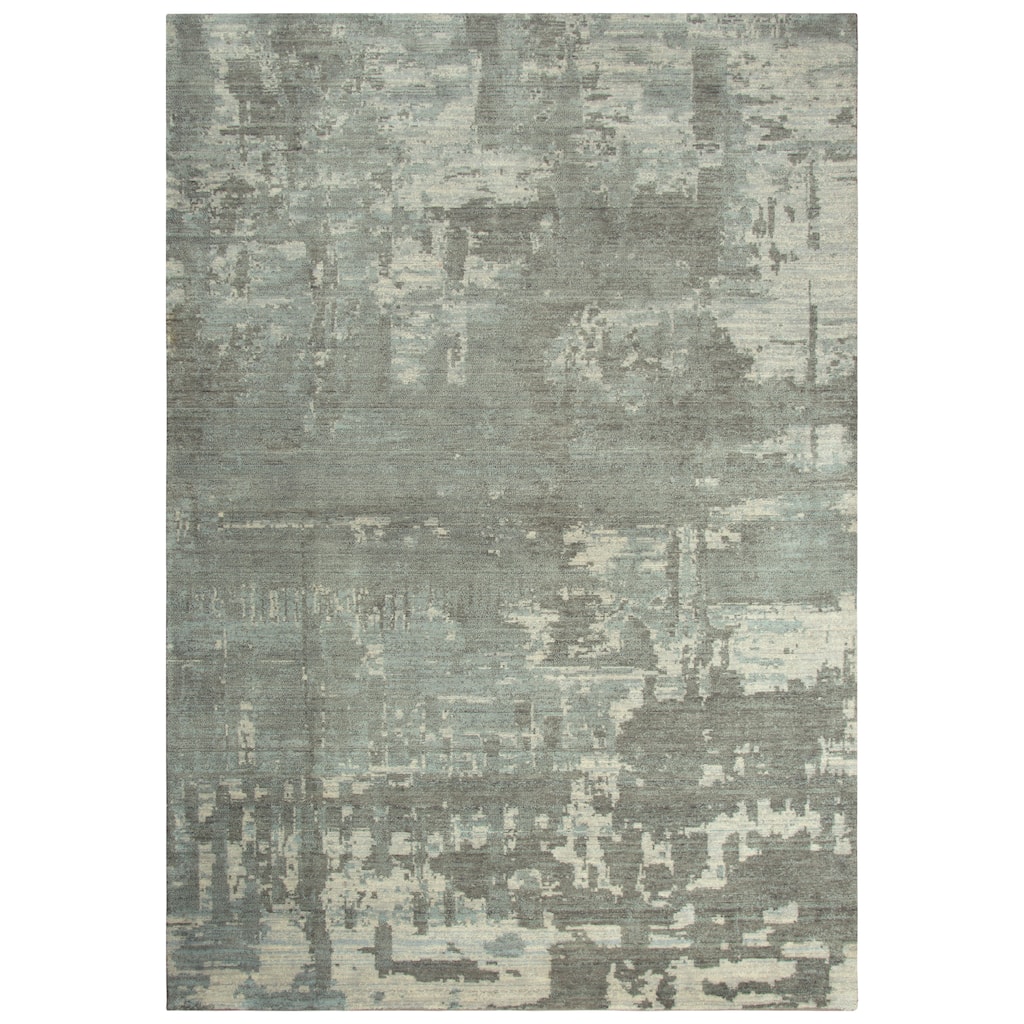 Alora Decor Euphoria Grey Abstract Wool Rug
