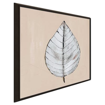 "Neutral New Leaf II" Print on Floating Canvas