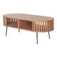 preview thumbnail 6 of 8, Aurelle Home Mid-Century Modern Rounded Coffee Table