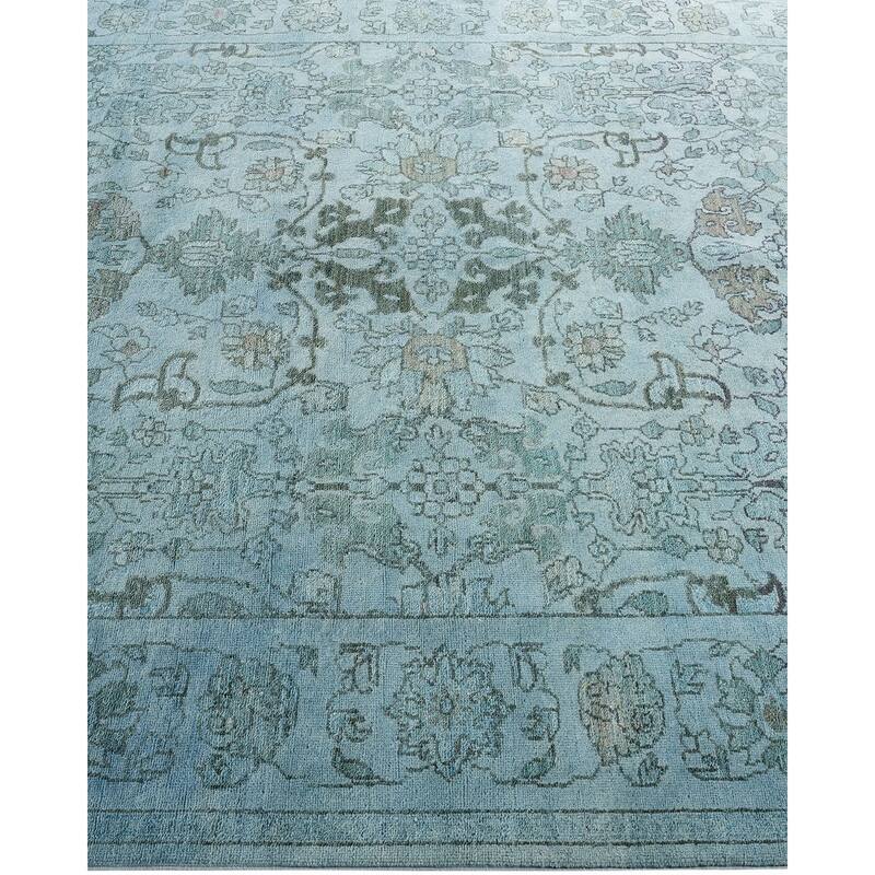 Vibrance, One-of-a-Kind Handmade Area Rug - Gray, 5' 10" x 8' 4" - 5' 10" x 8' 4"