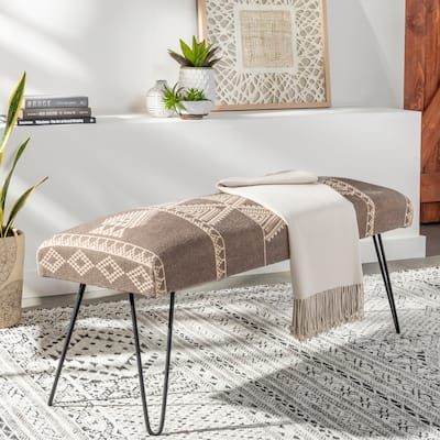 Heria Modern Bohemian Upholstered Bench