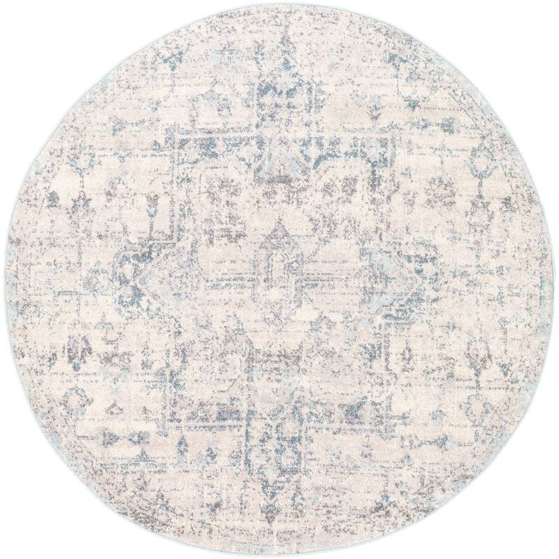 Livabliss Traditional Ankara Medallion Area Rug