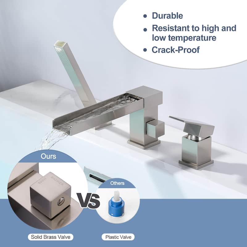 Single-Handle Deck-Mount Tub Faucet