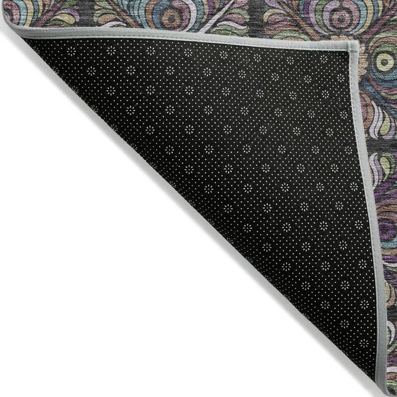 HomeRoots Medallion Transitional Rectangle Outdoor Rug
