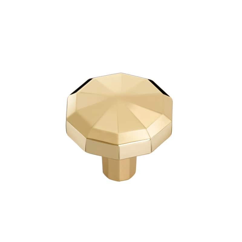 Utopia Alley Hanover Cabinet Ring Pull Knob - Decorative Cabinet Drop Pull Knobs for Cabinets, Knobs 1.2", Handle 6.3" - knob 1 pack - Gold