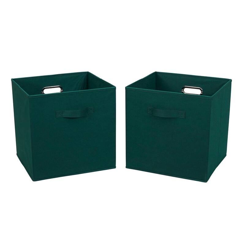 Household Essentials Fabric Storage Bins, Set of 2