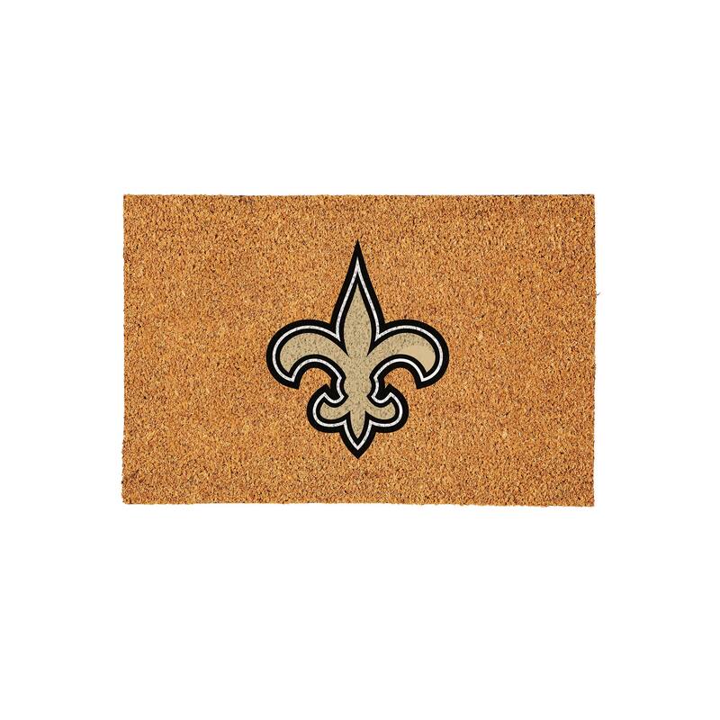 New Orleans Saints Full Color Indoor/Outdoor Coir Mat