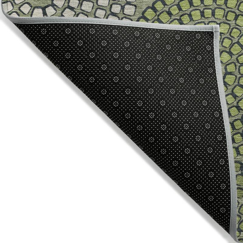 HomeRoots Geometric Transitional Rectangle Outdoor Rug