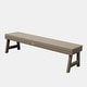 preview thumbnail 22 of 32, Weatherly Synthetic Wood 5-foot Picnic Bench Woodland Brown