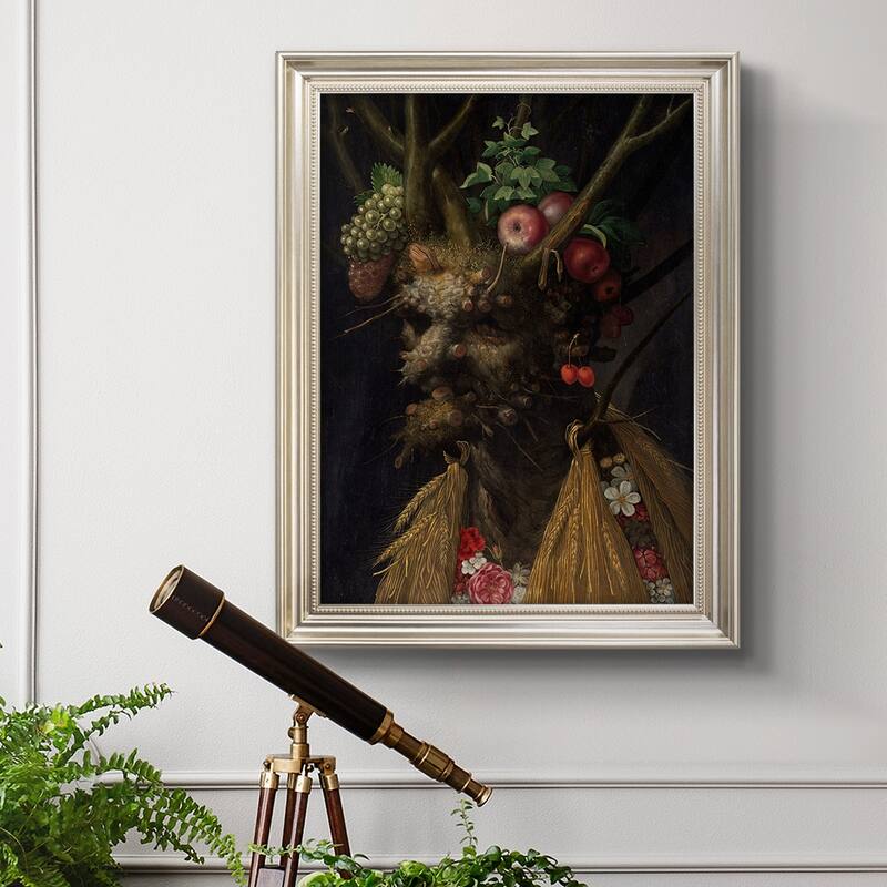 Four Seasons in One Head Premium Framed Canvas- Ready to Hang