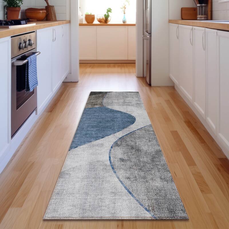 Premium Washable Super Soft Abstract Glam Mayfield Rug