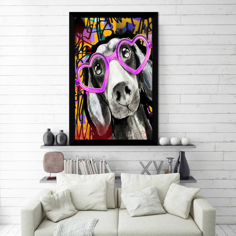 "Daschund" by Jodi Print on Acrylic