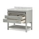 preview thumbnail 16 of 16, Furniture of America Anya 37" Single Bathroom Vanity with White Carrera Marble Top and Undermount Sink