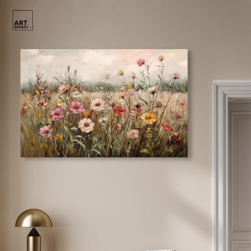 Vintage Blooms I Canvas by Art Remedy, Gallery Wrapped