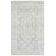 preview thumbnail 3 of 14, SAFAVIEH Handmade Ebony Shulamith Modern Wool Rug 3' x 5' - Ivory/Light Blue - Rectangle