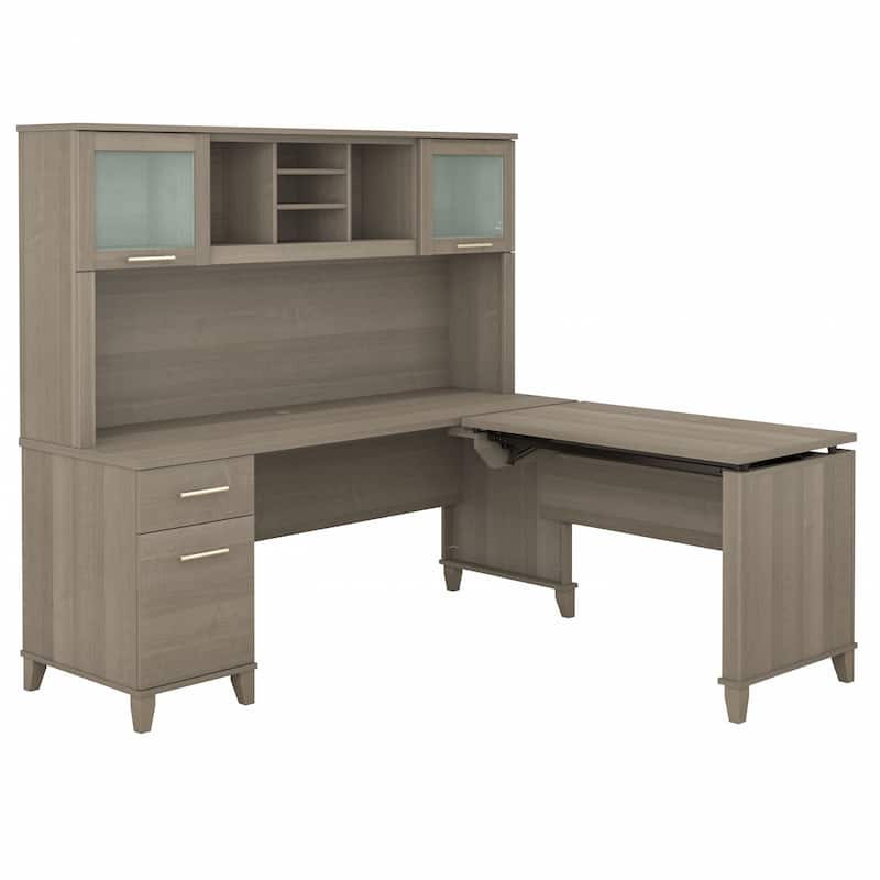 Bush Furniture Somerset 72W 3 Position Sit to Stand Desk