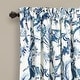 preview thumbnail 20 of 29, Lush Decor Dolores Room-darkening Floral Curtain Panel Pair