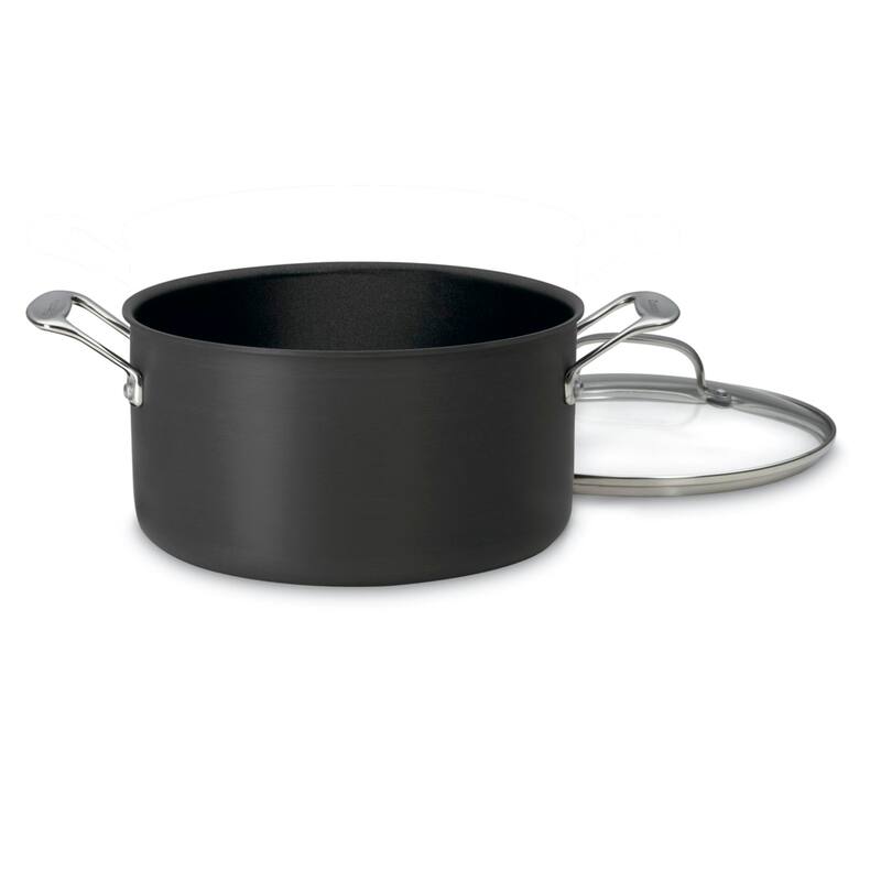 Cuisinart Chef's Classic Nonstick Hard Anodized Cookware 6 Qt. Stockpot with Cover