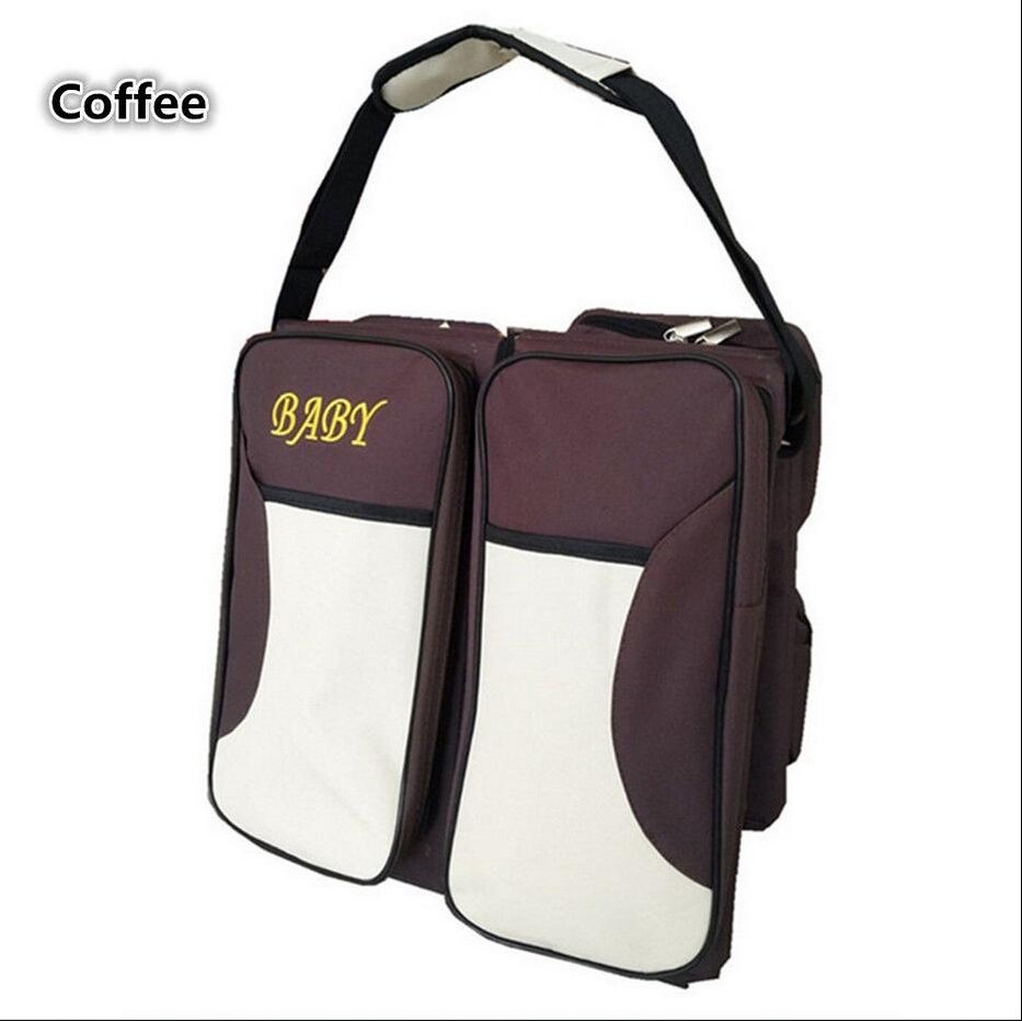 3-in-1 Diaper Tote Bag Baby Bed Travel Bassinet Nappy Changing Station Carrycot