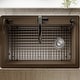 preview thumbnail 30 of 82, Karran Drop-In Quartz 33 in. 1-Hole Single Bowl Kitchen Sink Kit