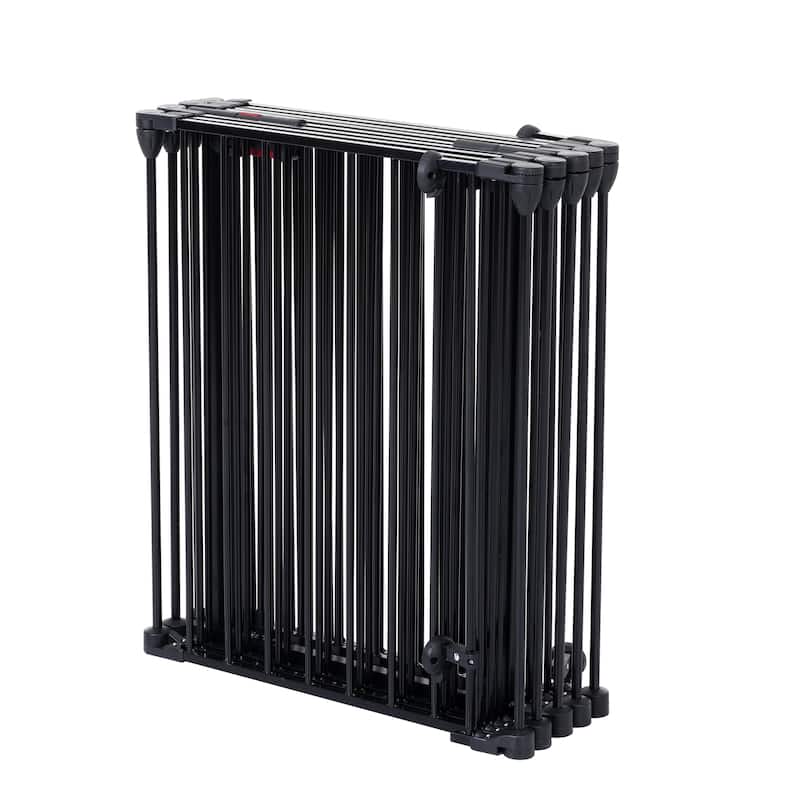 Adjustable Safety Gate Play Yard Metal Doorways Fireplace Fence