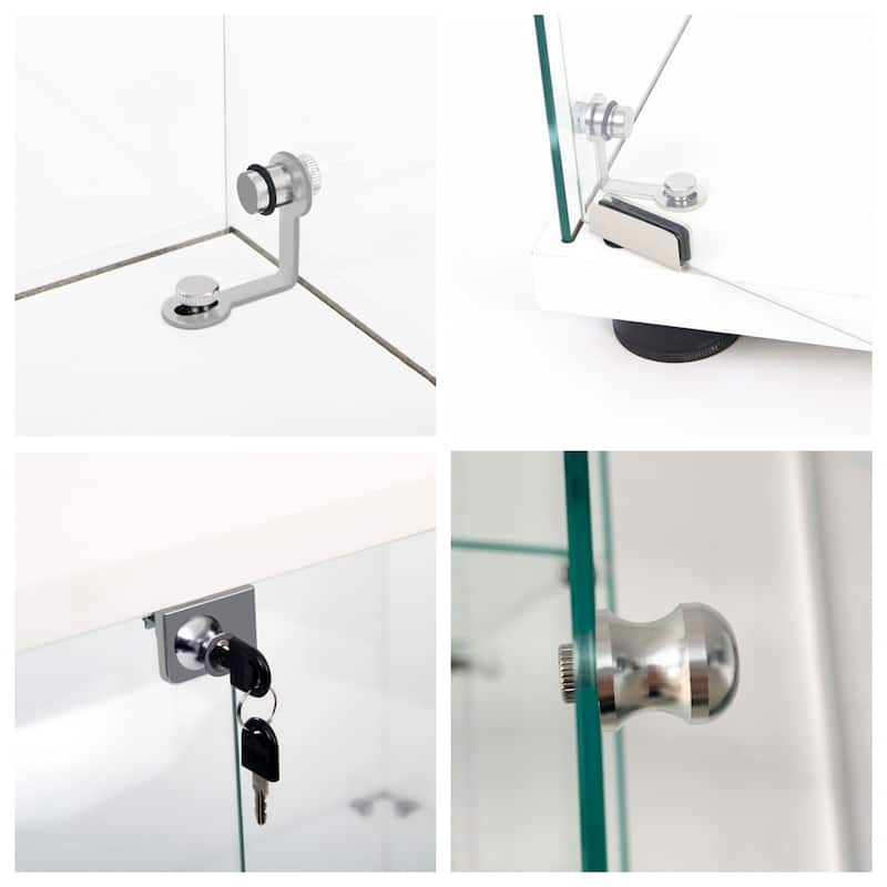 Tempered Glass Display Cabinet,Storage Cabinet,File Cabinet,with LED