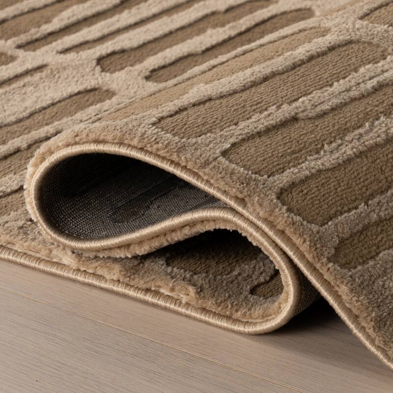 Nuloom Kailani Geometric Machine Washable Area Rug