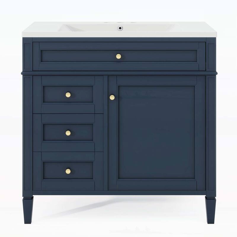 Modern Single Sink Bathroom Vanity