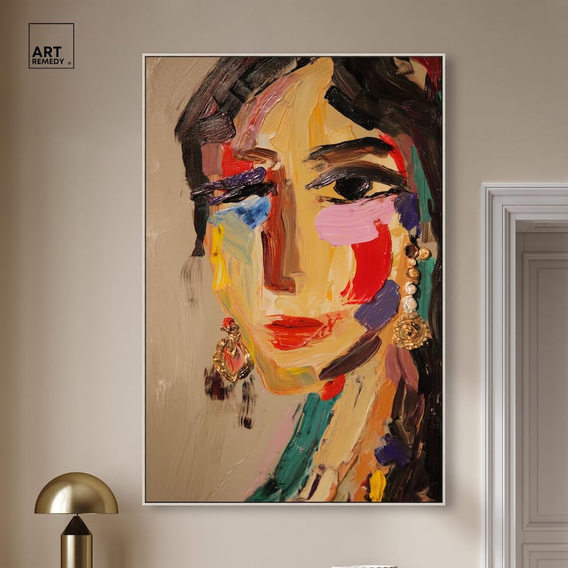 Colorful Expression II Canvas by Art Remedy