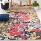 preview thumbnail 2 of 37, SAFAVIEH Handmade Blossom Yadviga French Country Floral Wool Rug 8' x 10' - Green/Ivory - Rectangle