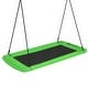 preview thumbnail 7 of 6, 60 Inches Platform Saucer Tree Swing Set Outdoor Rectangle Swing Green