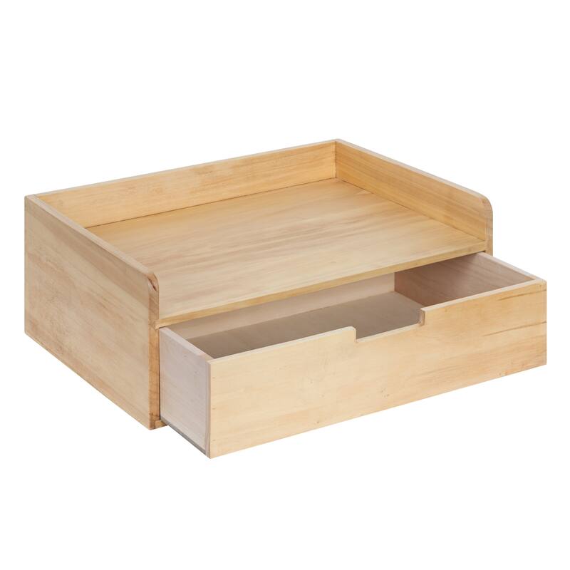 Kate and Laurel Kitt Premium Sold Wood Floating Shelf Side Table