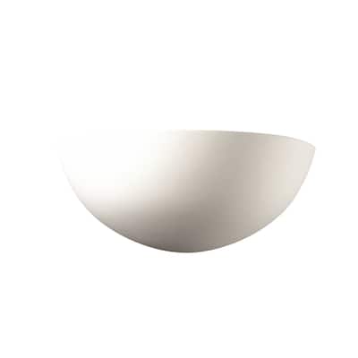 Ambiance Bisque Small Quarter Sphere Wall Sconce