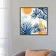 preview thumbnail 8 of 16, iCanvas "Moroccan Blues" by Modern Tropical Framed