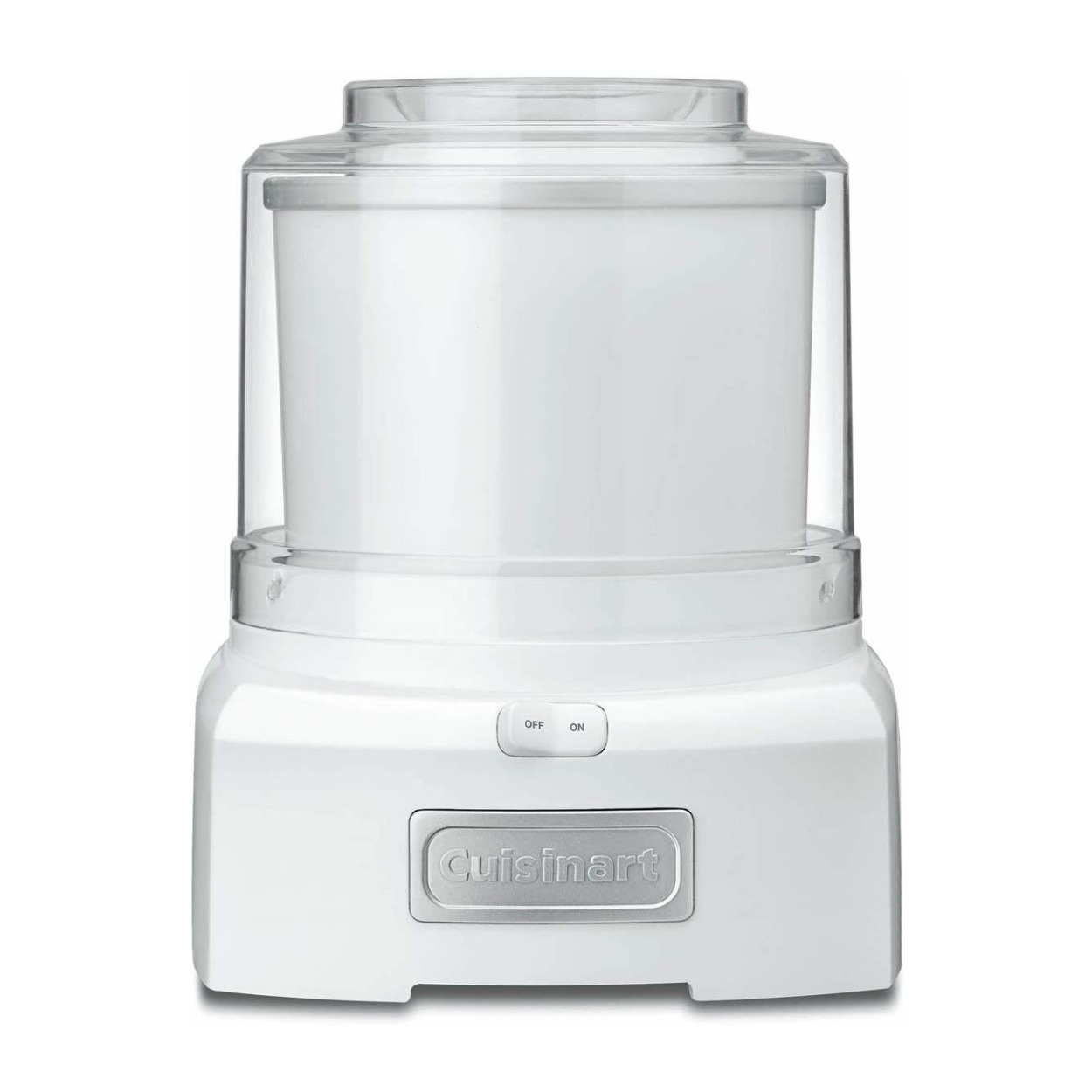 Cuisinart Frozen Yogurt Ice Cream Maker White with Food Cup 8