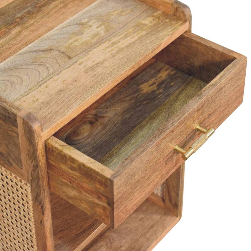 Artisan Furniture Solid Wood Larissa T-Bar Open Bedside