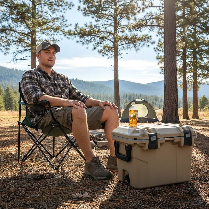 Costway 53 QT Ultra-Light Injection Molded Cooler with 2 Handles & - See Details